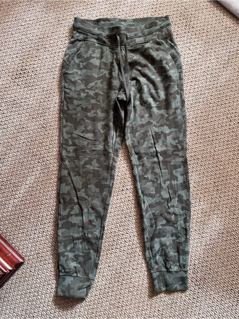 lululemon athletica Olive Green Camo Jogger Pants